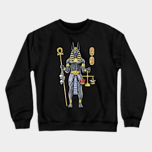 Anubis Egyptian Mythology God Crewneck Sweatshirt